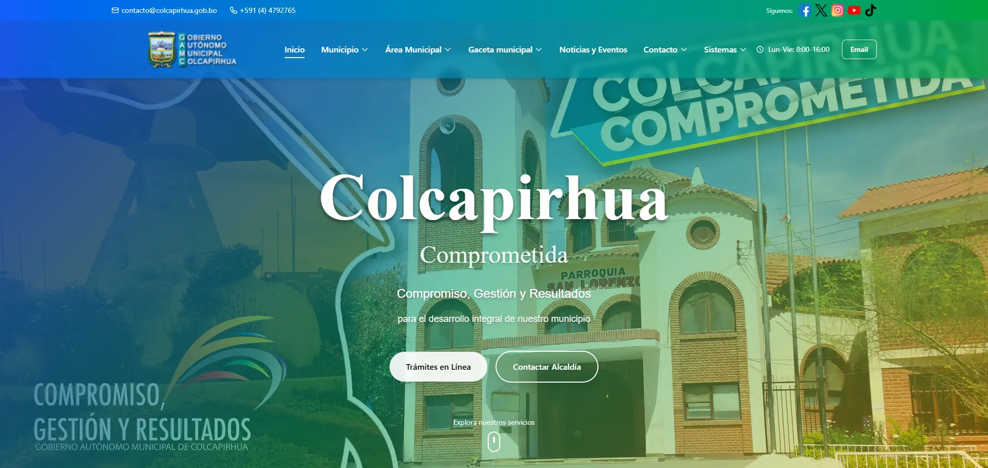 Alcaldia municipal de Colcapirhua